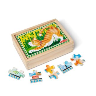 Wooden Jigsaw Puzzles in a Box Pets