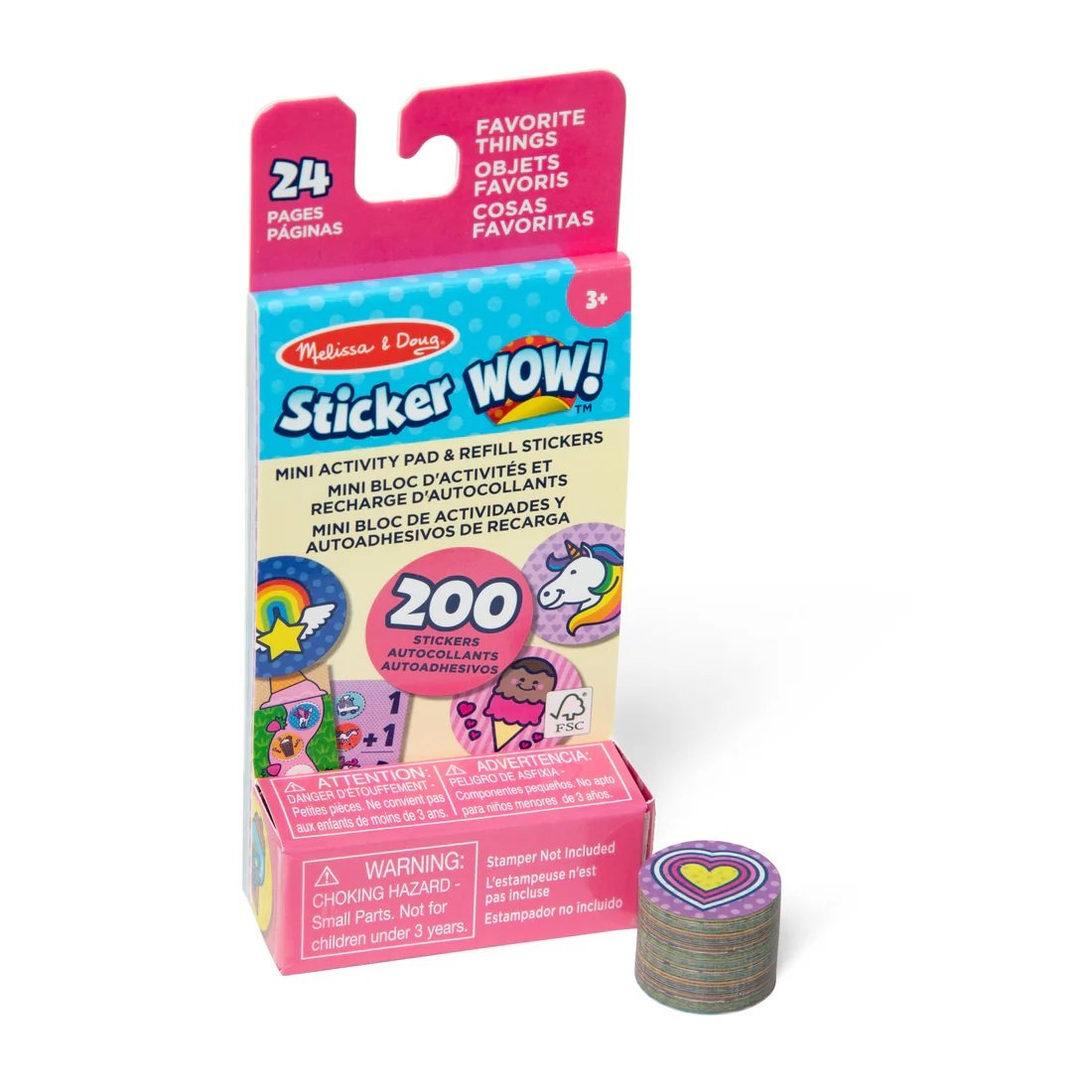 Sticker WOW! Mini Activity Pad & Refill Stickers Favorite Things