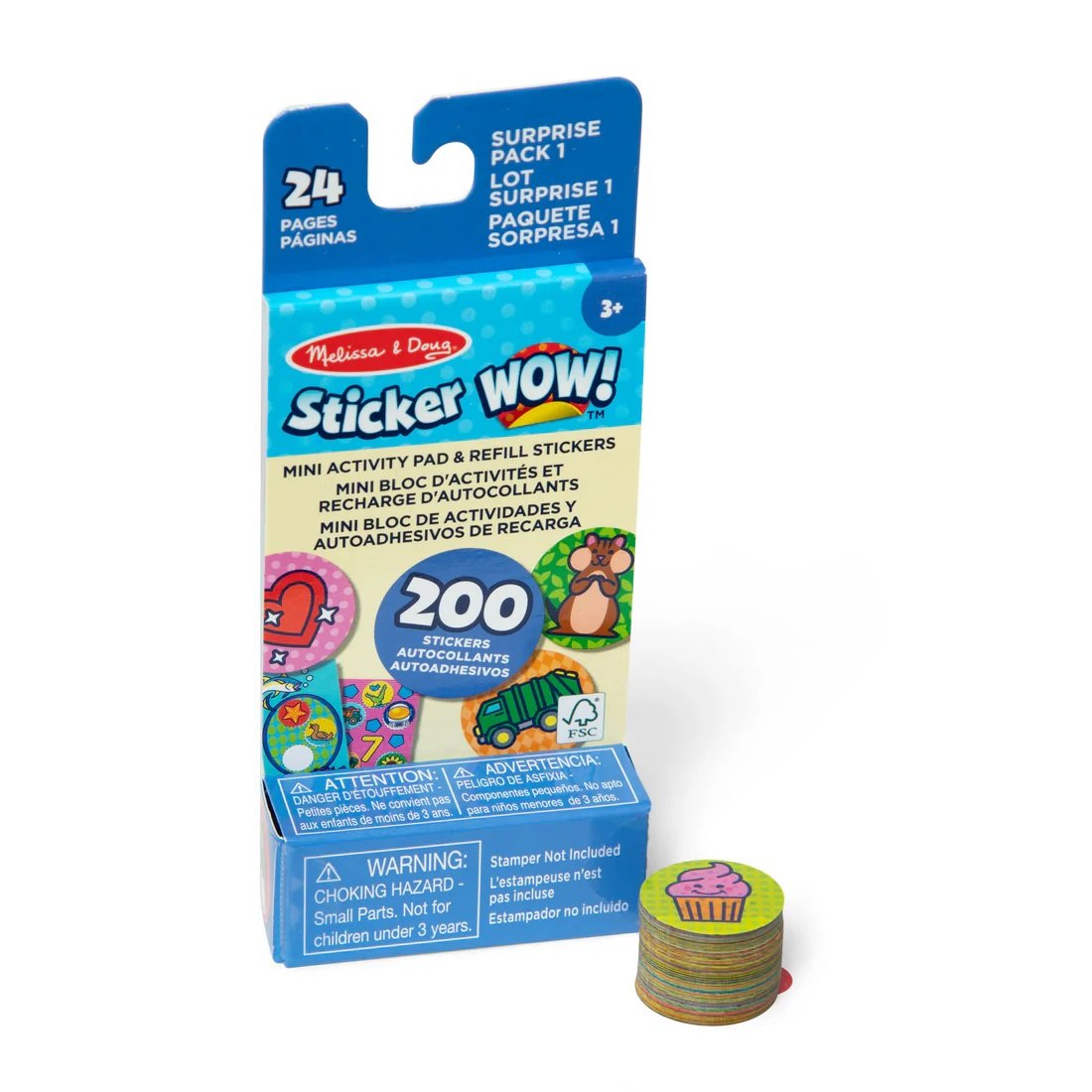 Sticker WOW! Mini Activity Pad & Refill Stickers Surprise Pack 1
