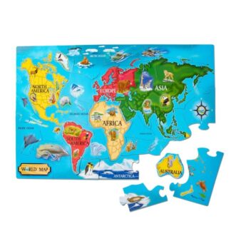 World Map Floor Puzzle