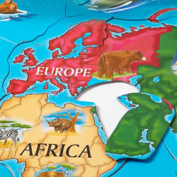 World Map Floor Puzzle - Image 3