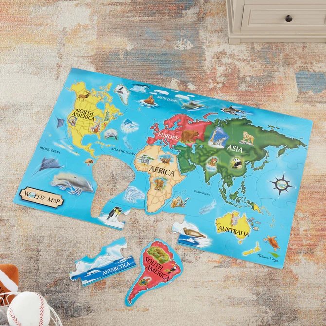 World Map Floor Puzzle - Image 4