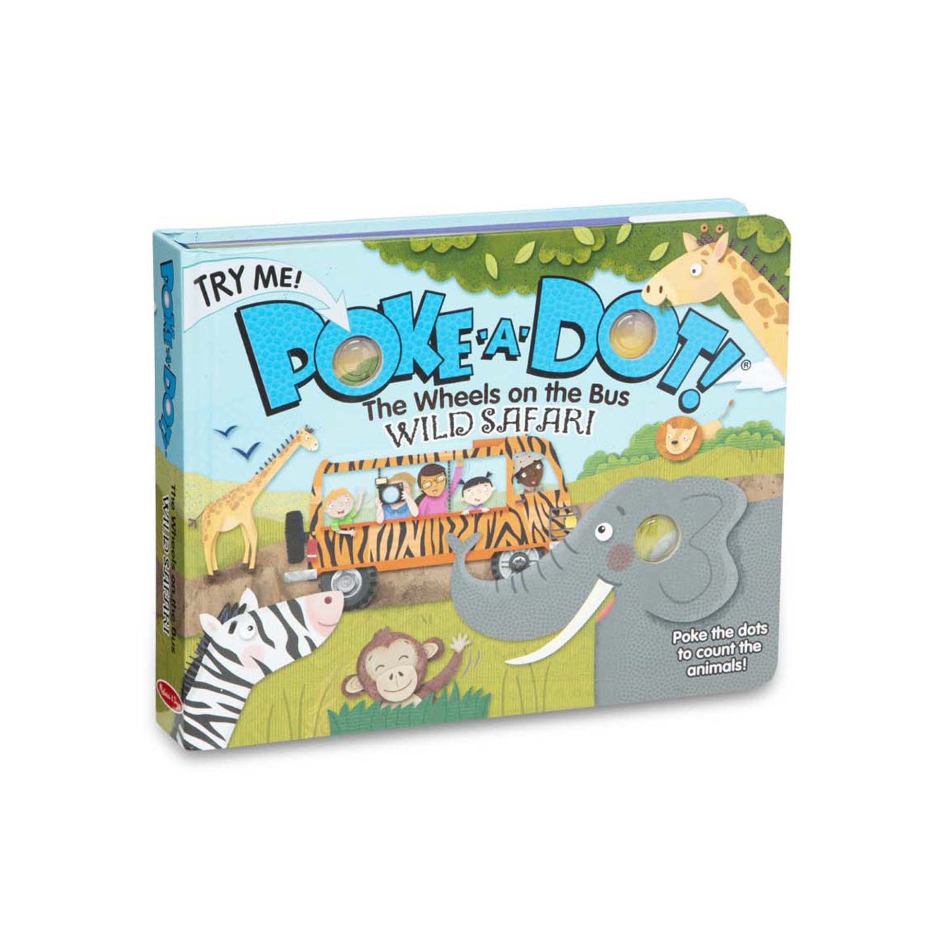 Poke-a-Dot The Wheels on the Bus Wild Safari Board Book