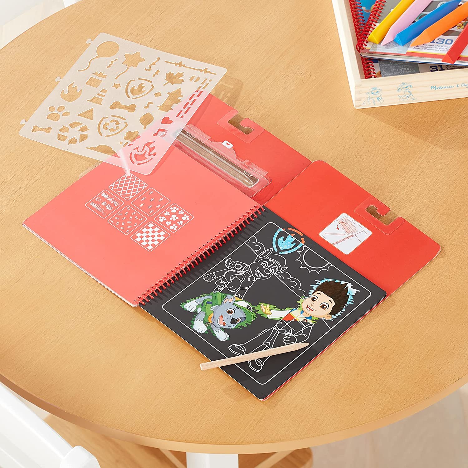 PAW Patrol Scratch Art Pad Marshall - Image 4