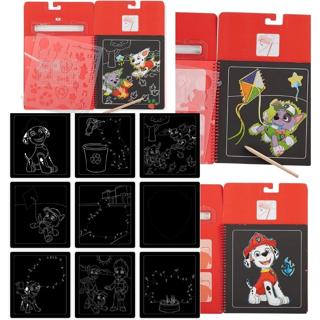 PAW Patrol Scratch Art Pad Marshall - Image 3