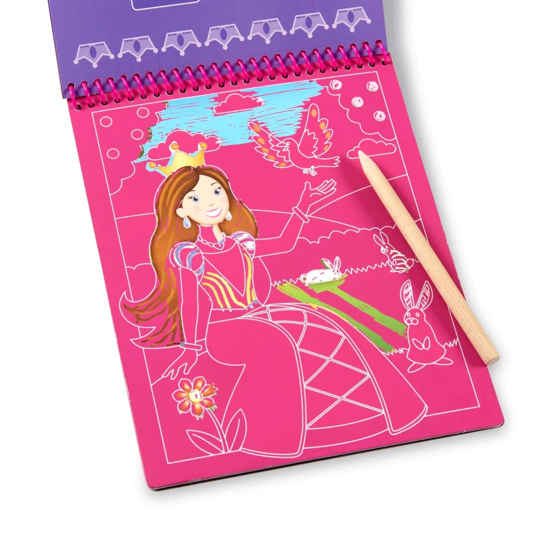 On the Go Scratch Art Color Reveal Pad - Fairy Tales - Image 2