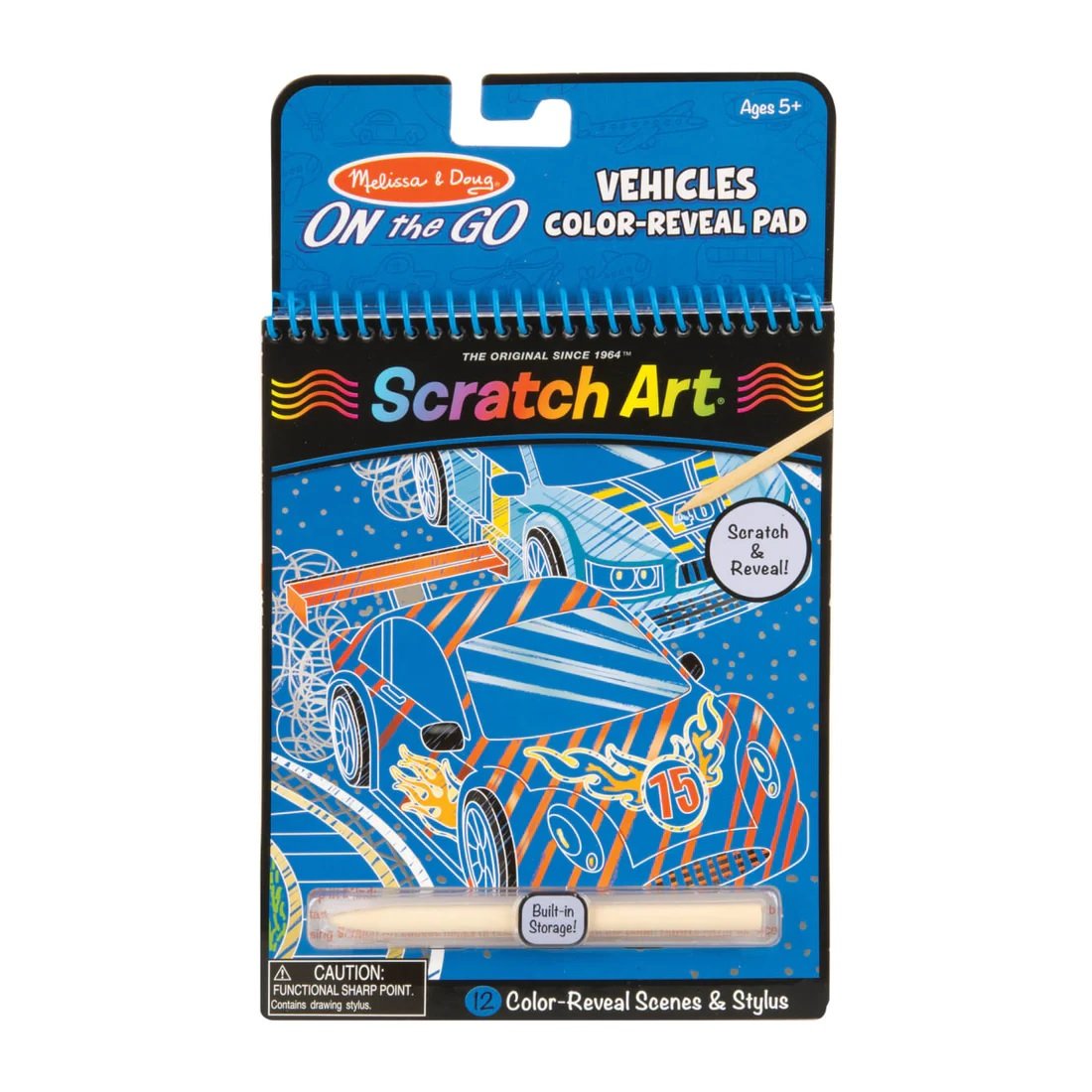 On the Go Scratch Art Color Reveal Pad - Vehicles - Image 8