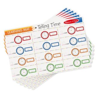Write-A-Mat Learning Mat - Telling Time & Clock